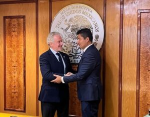 Sostiene Eduardo Rivera reuniones con diputados federales por más recursos para Puebla