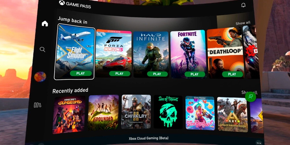Confirman Xbox Cloud Gaming para Meta Quest