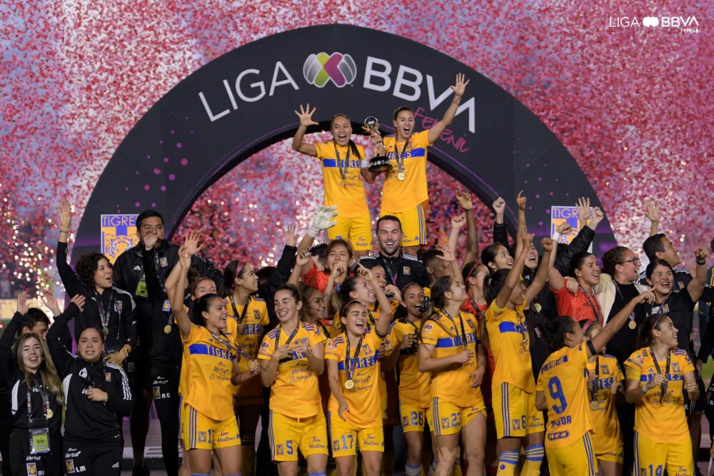 Tigres se proclaman como las nuevas campeonas de la Liga Mx Femenil