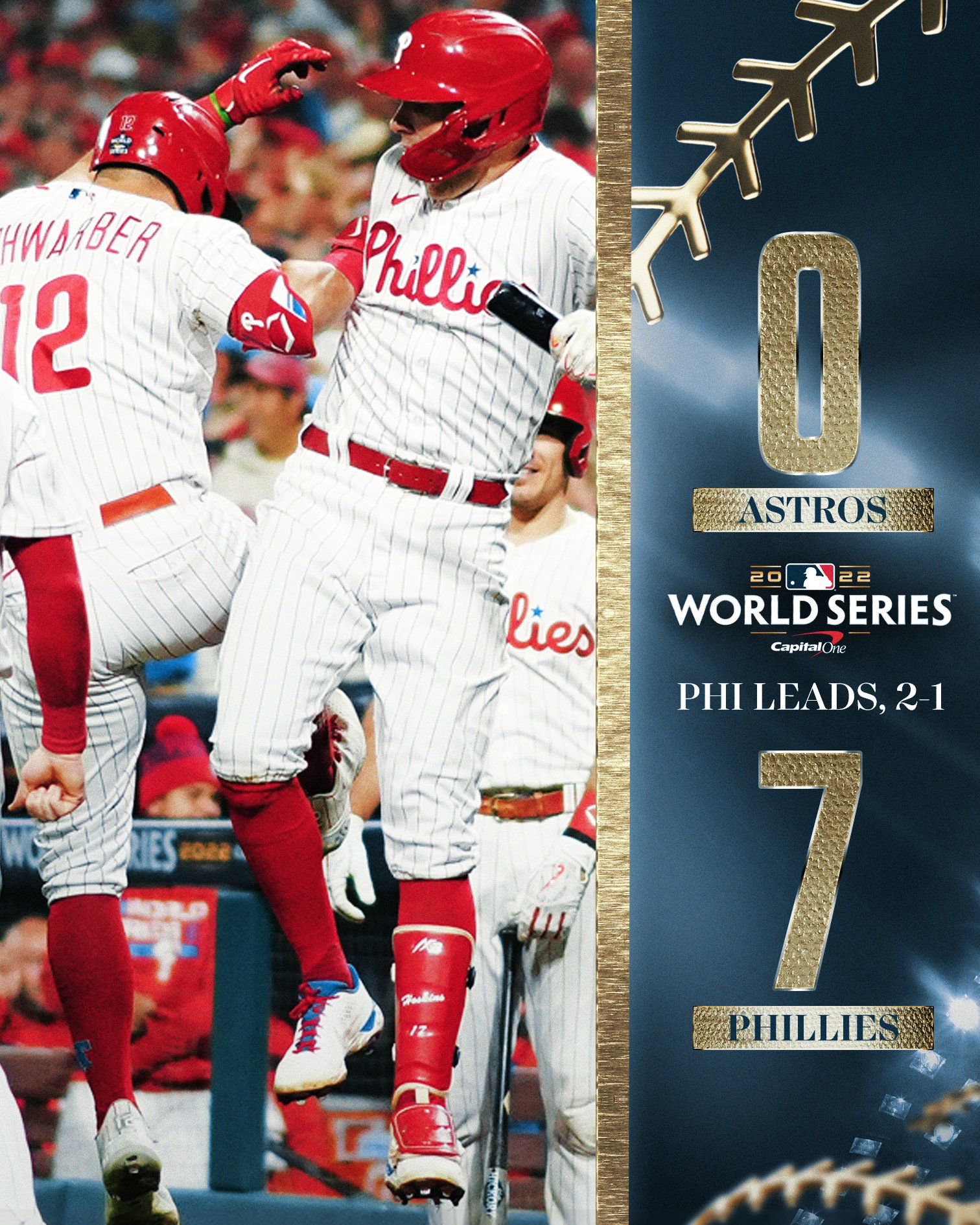 Los Phillies de Philadelphia se ponen arriba en la Serie Mundial