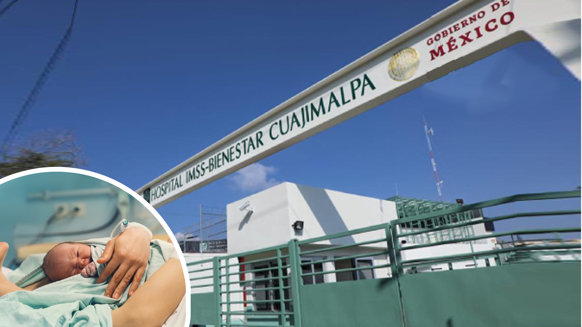 A tres días de su inauguración, Hospital IMSS-Bienestar Cuajimalpa, registra su primer nacimiento