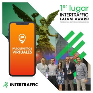 Sistema de parquímetros virtuales de Puebla recibe primer lugar en los premios “Intertraffic Latam Award 2022”