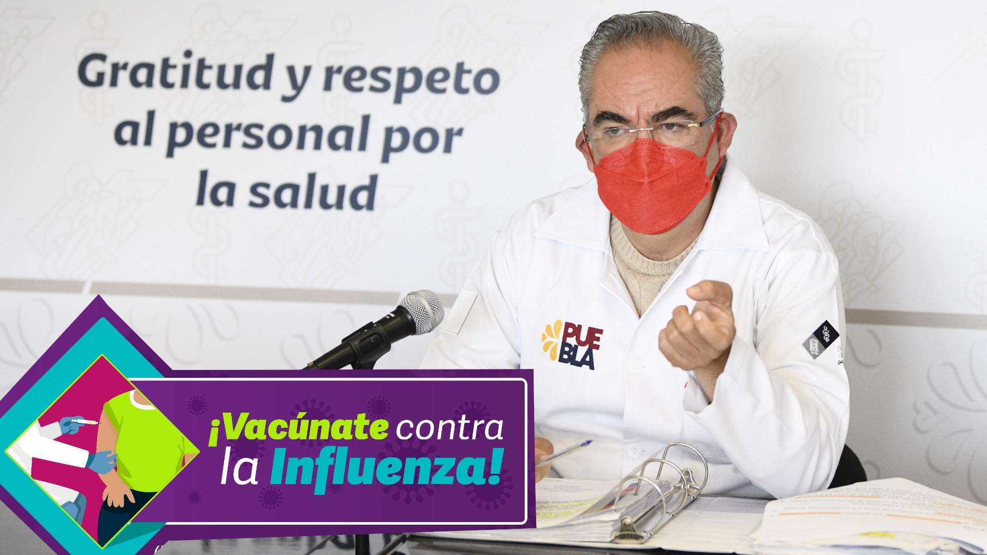 En Puebla existen 244 casos de influenza; Salud exhorta a la población a vacunarse