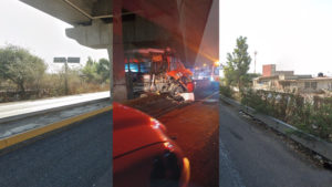 Se registra el primer choque de la semana en la Autopistas México-Puebla