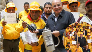Brigadistas de Zacatlán obtienes recursos para atención a incendios forestales