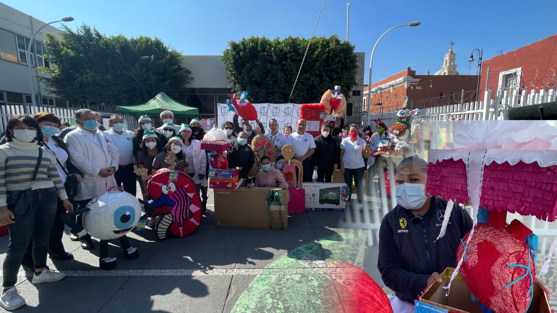 IMSS Puebla realiza el primer concurso de piñatas con causa para promover la donación