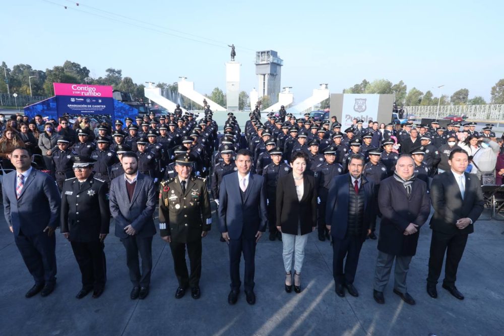 Ayuntamiento de Puebla gradúa a 79 nuevos policías municipales
