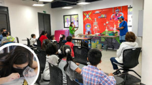 Niñas y Niños de puebla aprenden ciencia de una forma divertida.