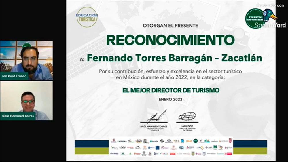 Los ganadores del ‘Premio al Turismo 2022’