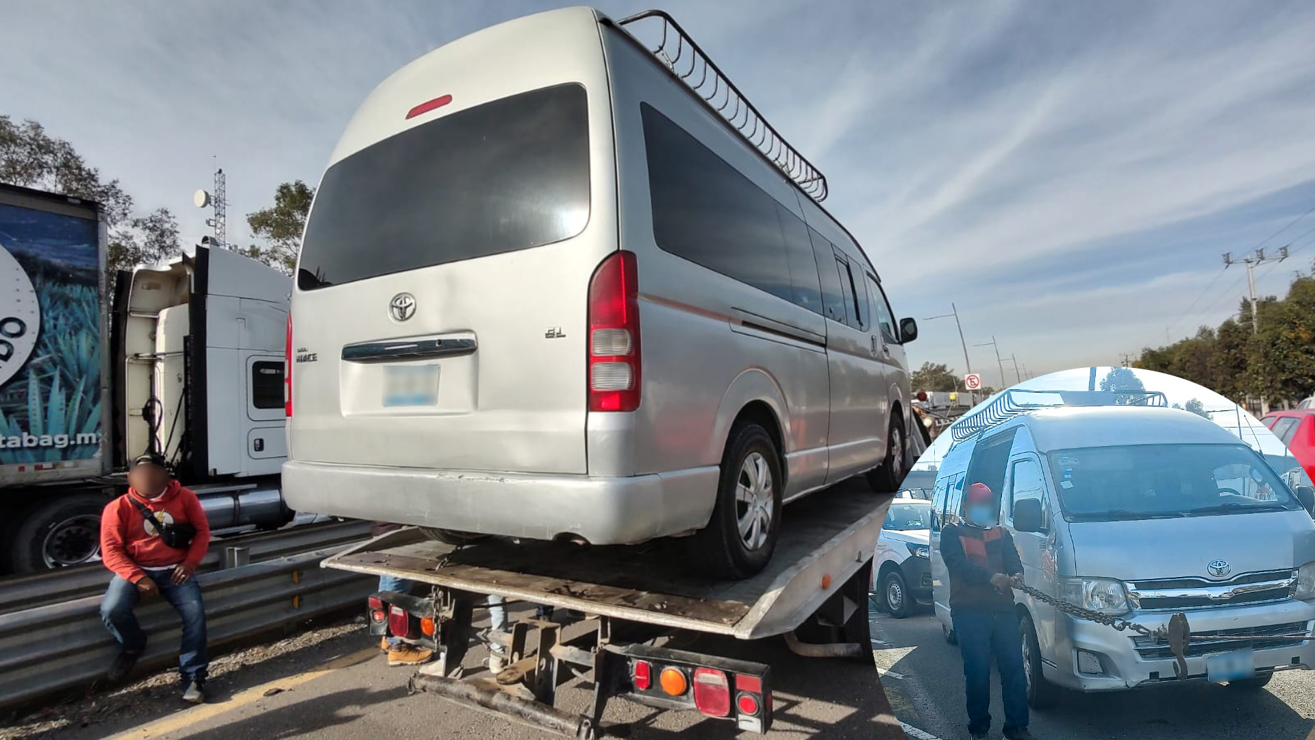 Unidad de transporte turístico es detenida por falta de concesión