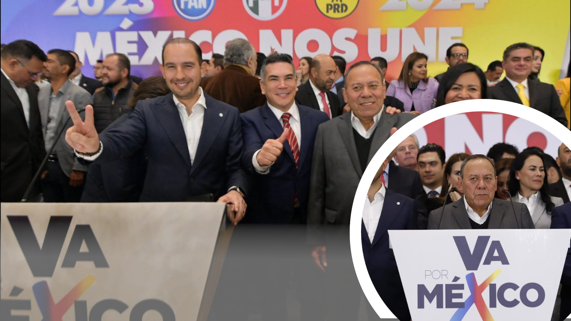 ‘Va por México’ renace, alianza PRI, PAN y PRD buscan ganar elecciones contra Morena