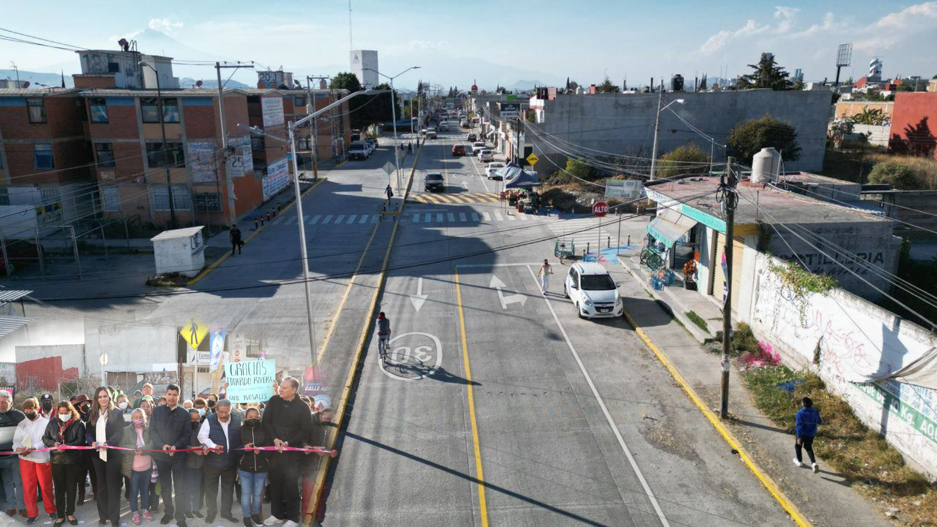Calle Rosales en San Ramón ha sido rehabilitada con la ayuda del ayuntamiento