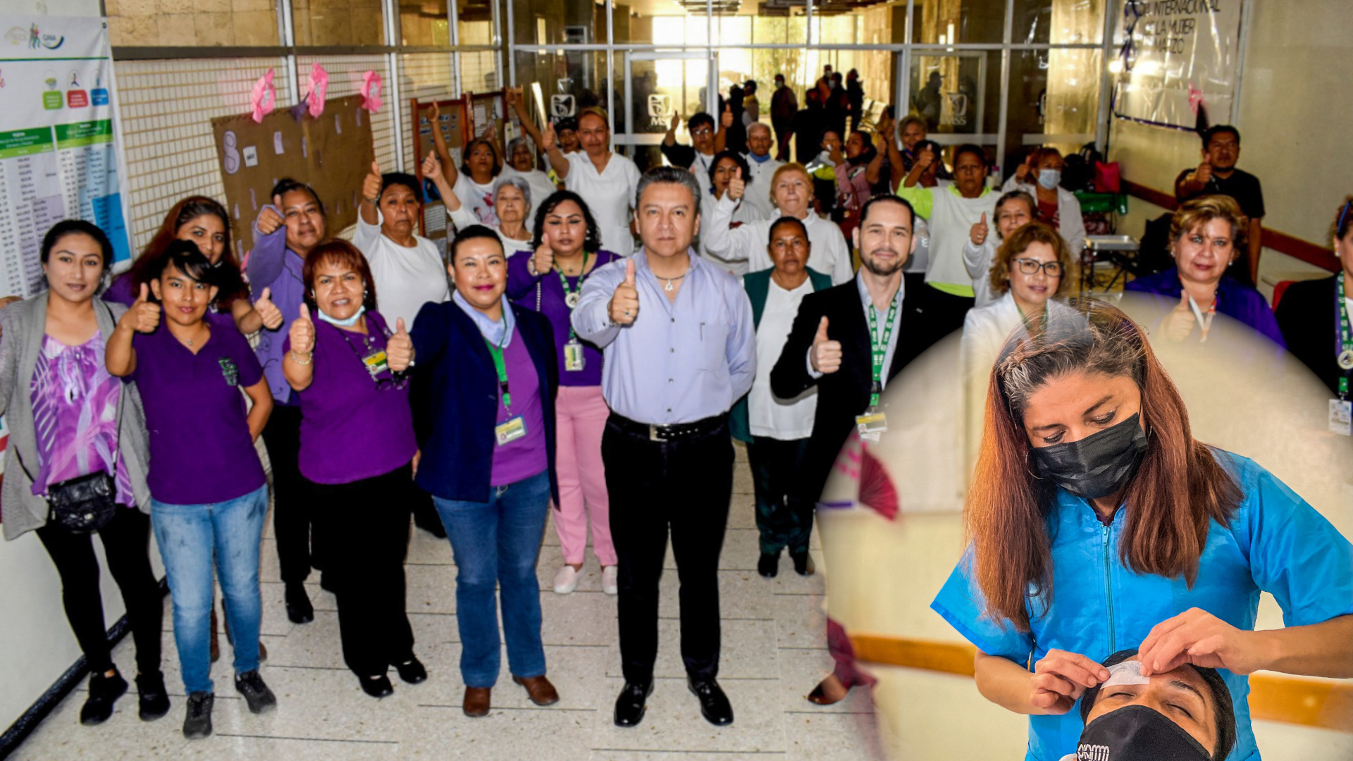 IMSS Puebla se une a la lucha por la equidad de género en el Día de la Mujer