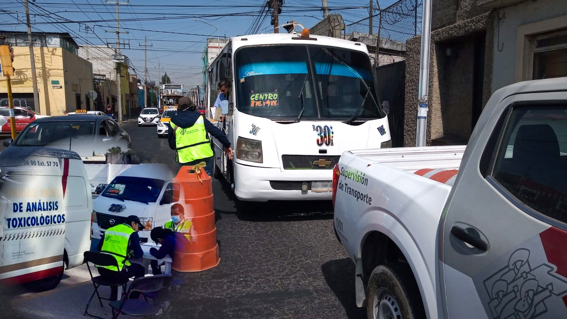 SMT y SSP garantizan servicio de transporte seguro para los poblanos