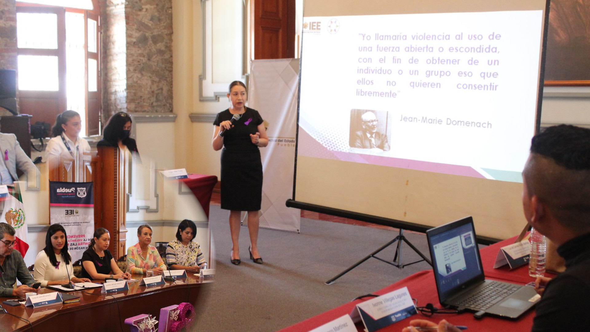 Regidores y titulares de dependencias de Puebla reciben capacitación en prevención de violencia de género