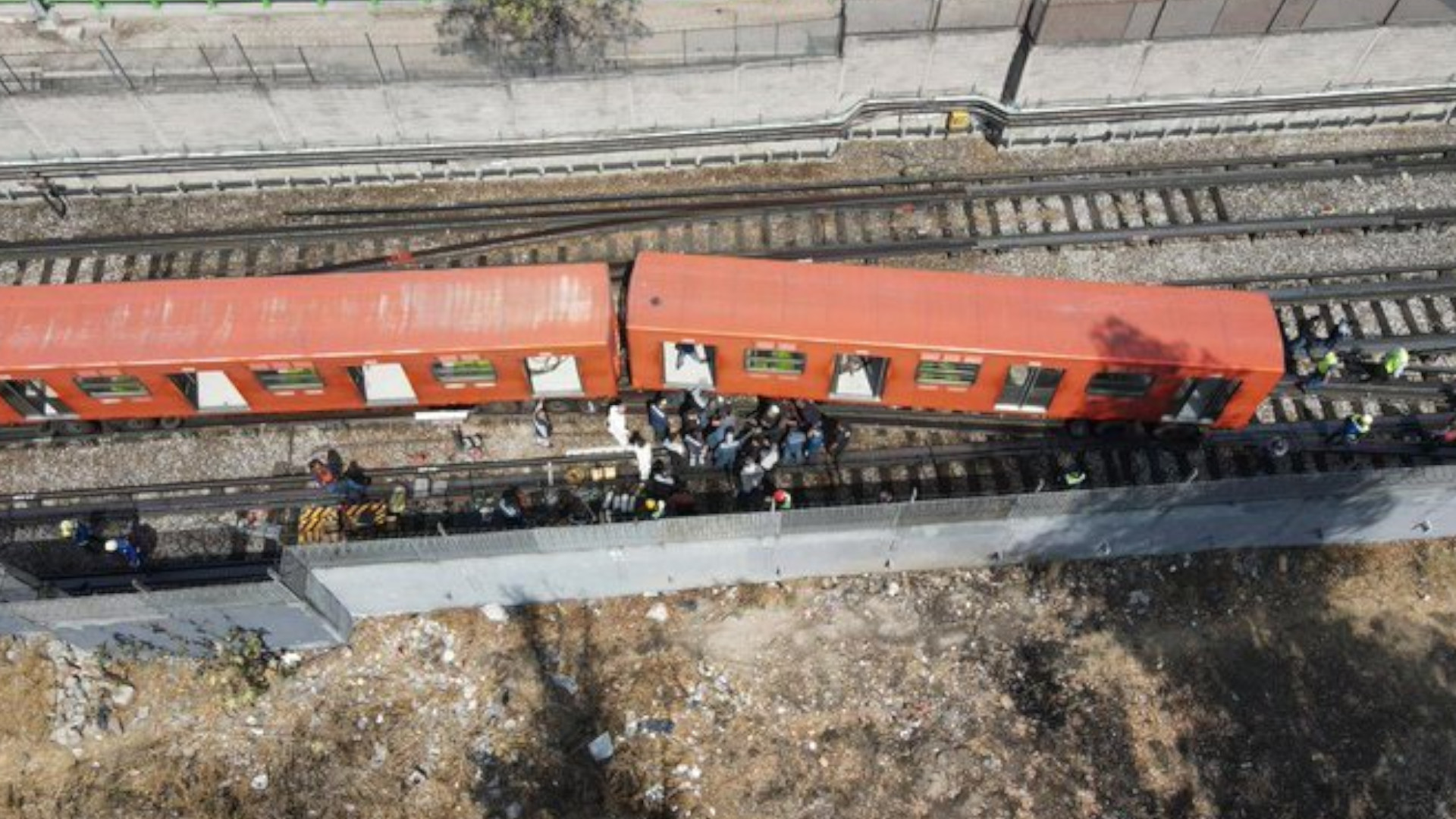 Incidente en el Metro de la Línea 3: Vagón se sale de las vías