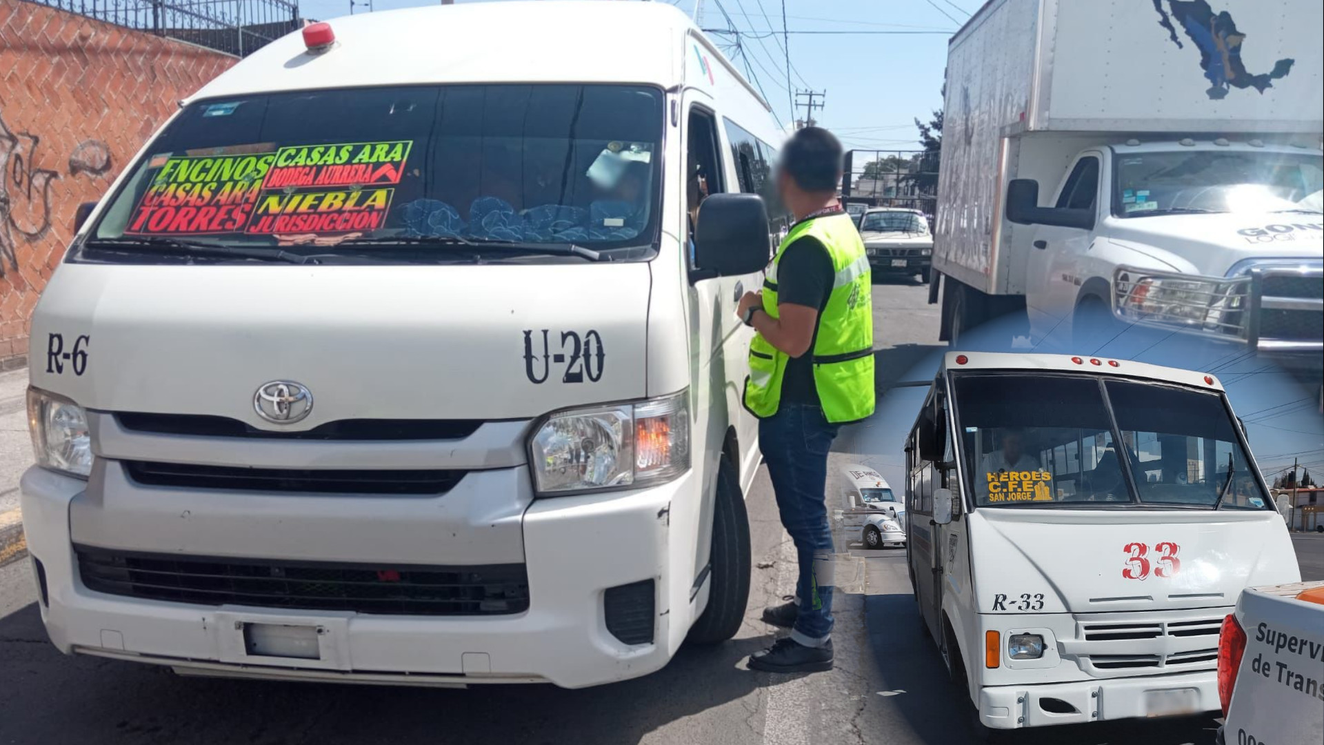 Operativos coordinados para el ordenamiento del transporte en Puebla