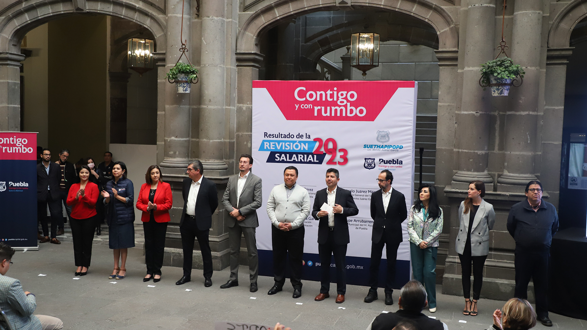Aumento salarial y nuevos beneficios para trabajadores sindicalizados del Ayuntamiento de Puebla