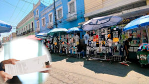 Centro Histórico de Puebla solo permitirá comerciantes informales que cuenten con permiso