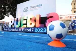 Iriarte González anuncia la rehabilitación de seis canchas para la Copa Mundial de Fútbol 7 en Puebla