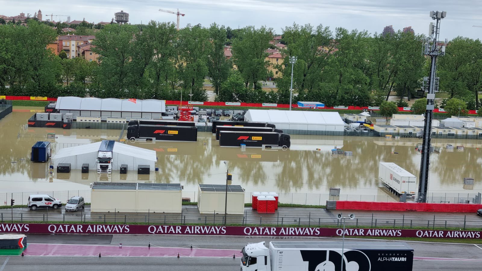 Por inundaciones suspenden el Gran Premio de F1 de Emilia-Romagna en Imola