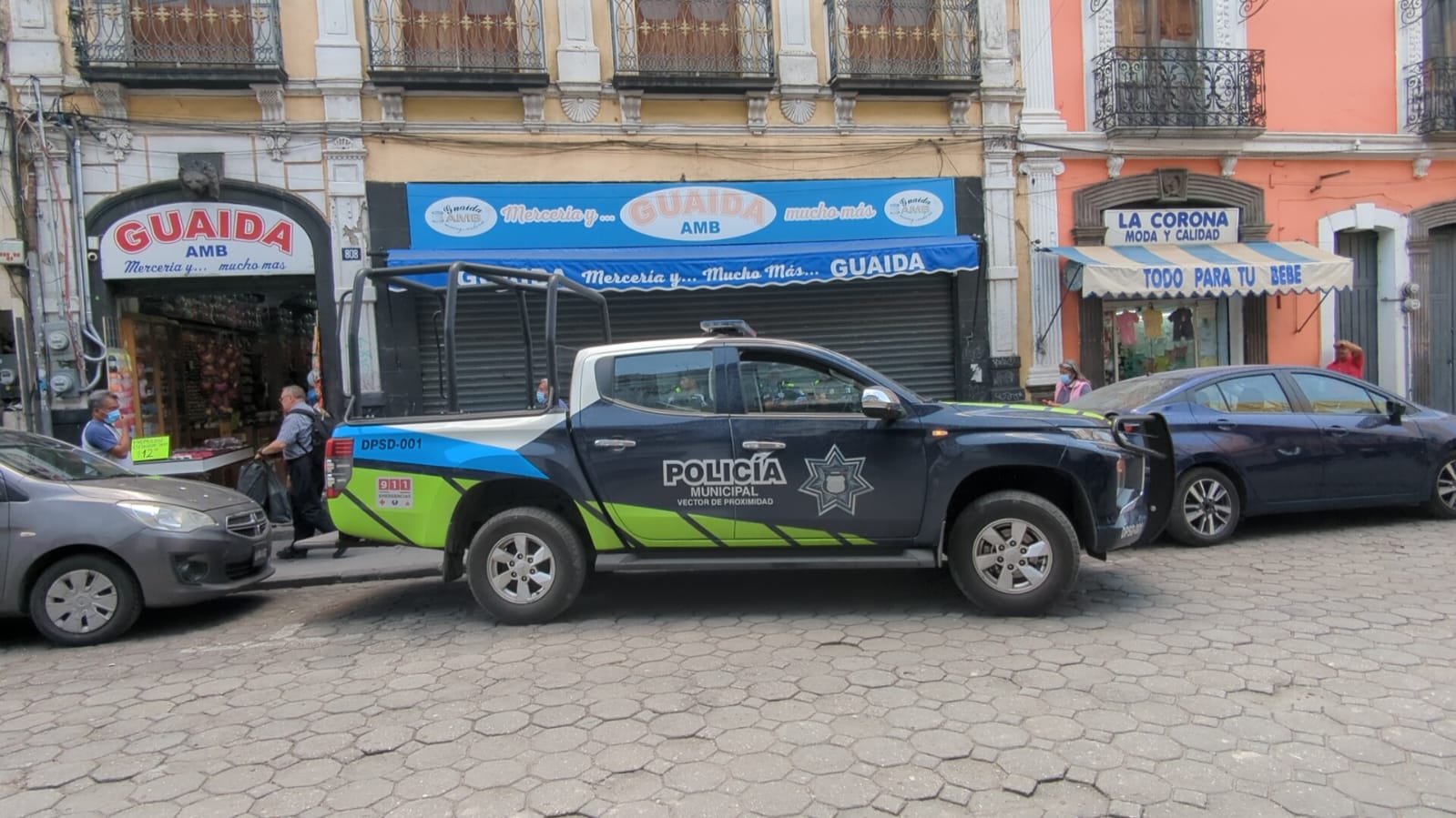 Asalto a mercería deja un herido de bala en Centro Histórico de Puebla