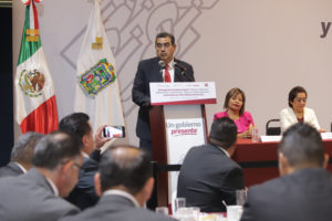 Anuncia Sergio Salomón rehabilitación de la carretera Puebla-Amozoc-Tepeaca tras una inversión de 45 mdp