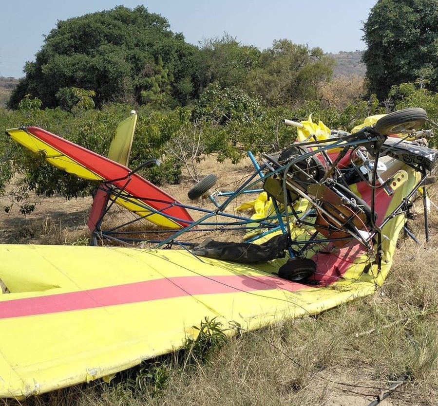 Se desploma avioneta en límites de Puebla y Morelos, hay una persona muerta y un lesionado