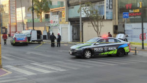 Muere un motociclista tras derrapar su unidad en la 25 Poniente y 11 Sur