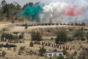 ¡Con gran éxito! Ejército Mexicano escenificó Batalla del 5 de Mayo en la XXV Zona Militar