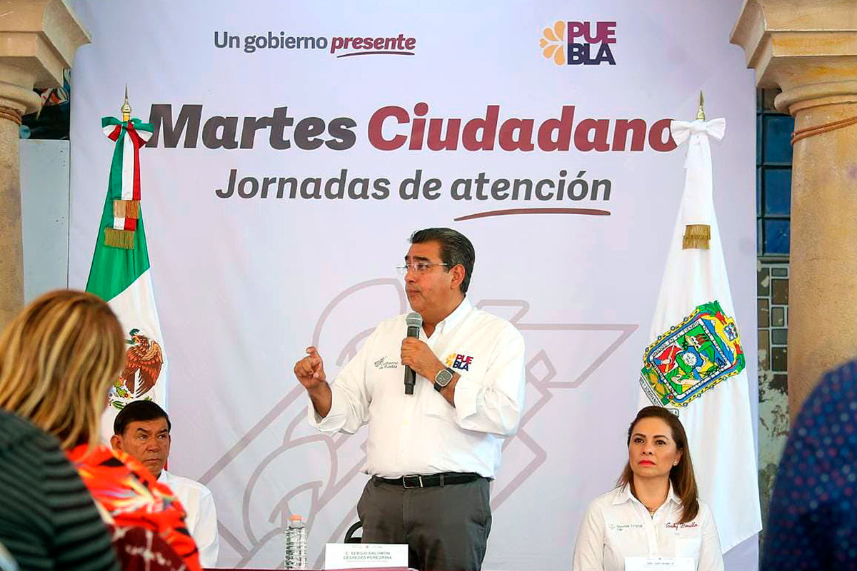 Anuncia Gobierno de Puebla ampliación de la red de agua, un bachillerato y un puente en Xicotepec