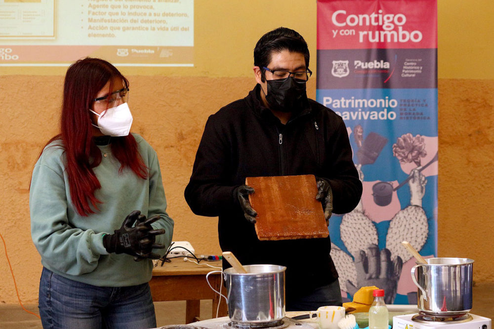 Ayuntamiento de Puebla impulsa talleres para promover la conservación del patrimonio arquitectónico