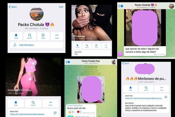 Grupo de Telegram es denunciado por compartir contenido íntimo de mujeres sin consentimiento