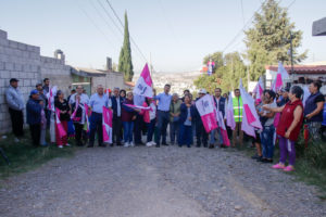 Ayuntamiento de Puebla dio inicio a la rehabilitación de la calle Tulipanes en la colonia Lomas de San Valentín