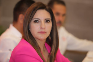 Maiella Gómez, líder de Fuerza por México Puebla, respalda y muestra apoyo a López Obrador