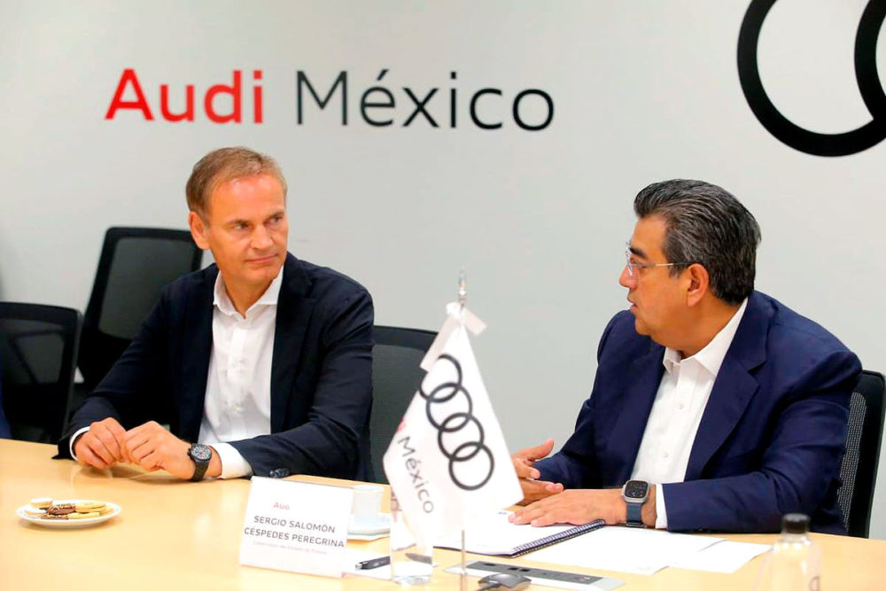 Gobierno de Puebla reafirma trabajo con Audi para detonar proyectos de electromovilidad