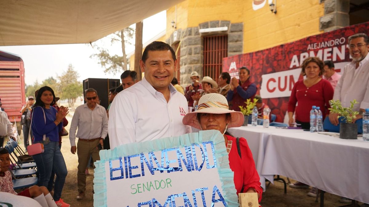 Encuesta muestra a Armenta con ventaja en preferencias electorales en Puebla