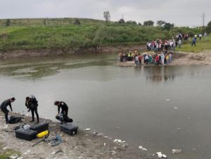 Niño pierde la vida al caer en la presa de San Bernabé en el Estado de México
