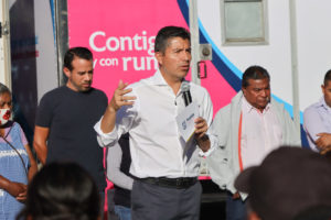 Presidente municipal pide poner ejemplo e invita a los aspirantes a la gubernatura de Puebla ha despintar las bardas con propaganda