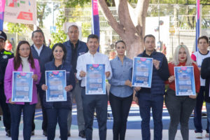 Ayuntamiento de Puebla realizó la entrega de la rehabilitación al parque de San Baltazar Campeche