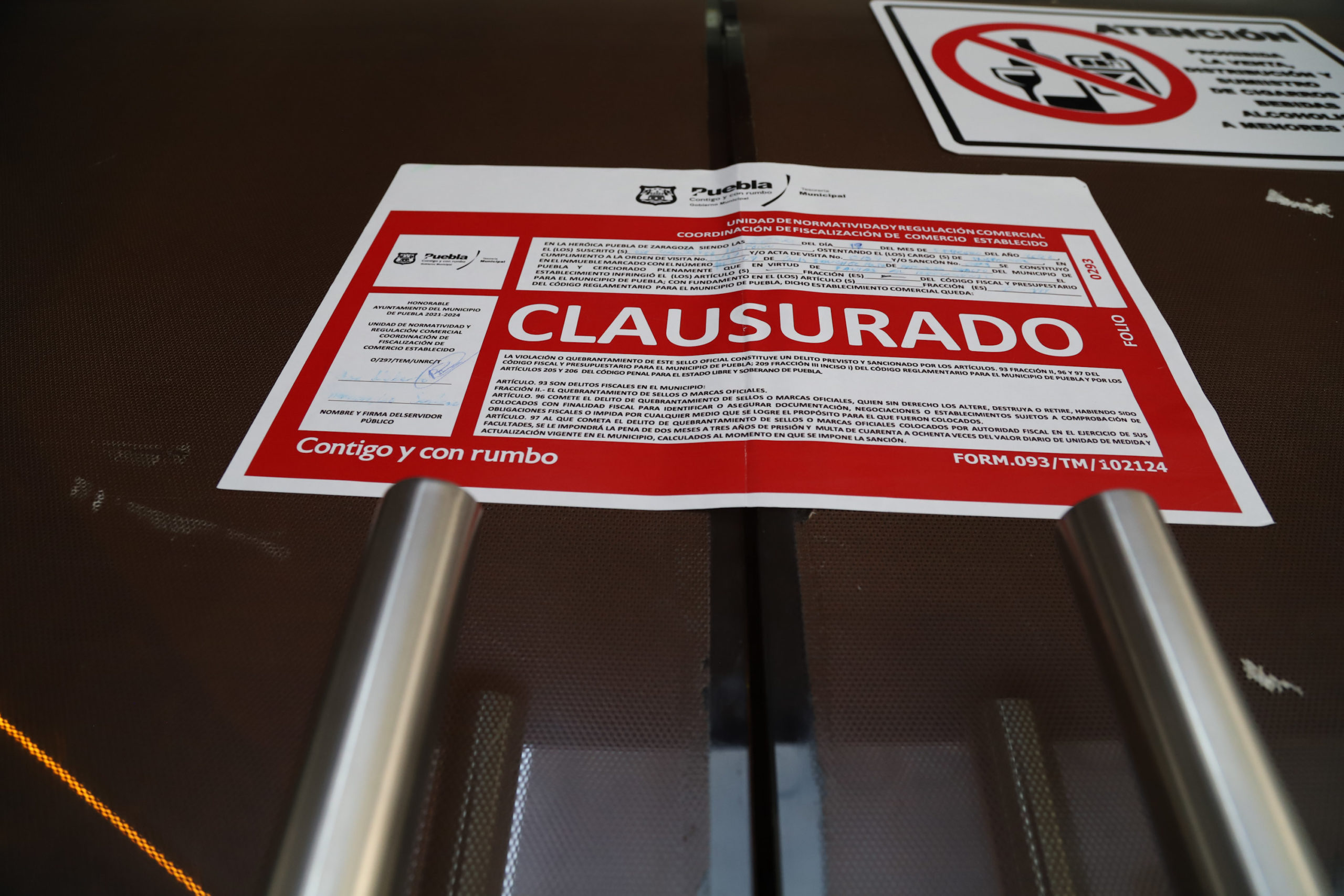 Operativo ‘Escudo Puebla’: Clausuran 18 Negocios por Incumplir Normativas Municipales
