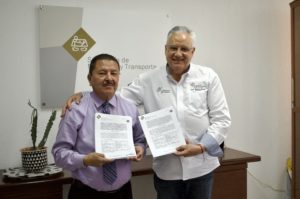 Gobiernos de Puebla y Tlaxcala firman convenio en materia de transporte público