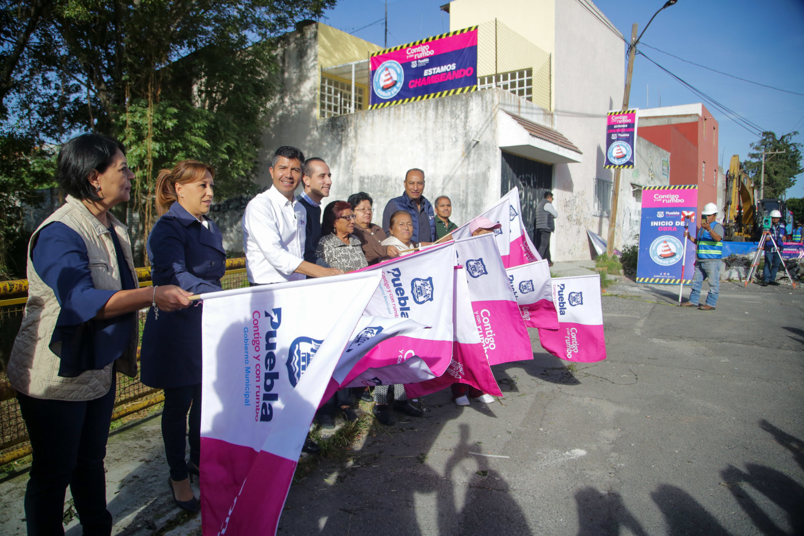 Ayuntamiento de Puebla da inicio con la rehabilitación del puente de la 66 poniente