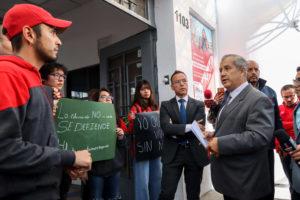 Manifestación estudiantes de la UPAEP