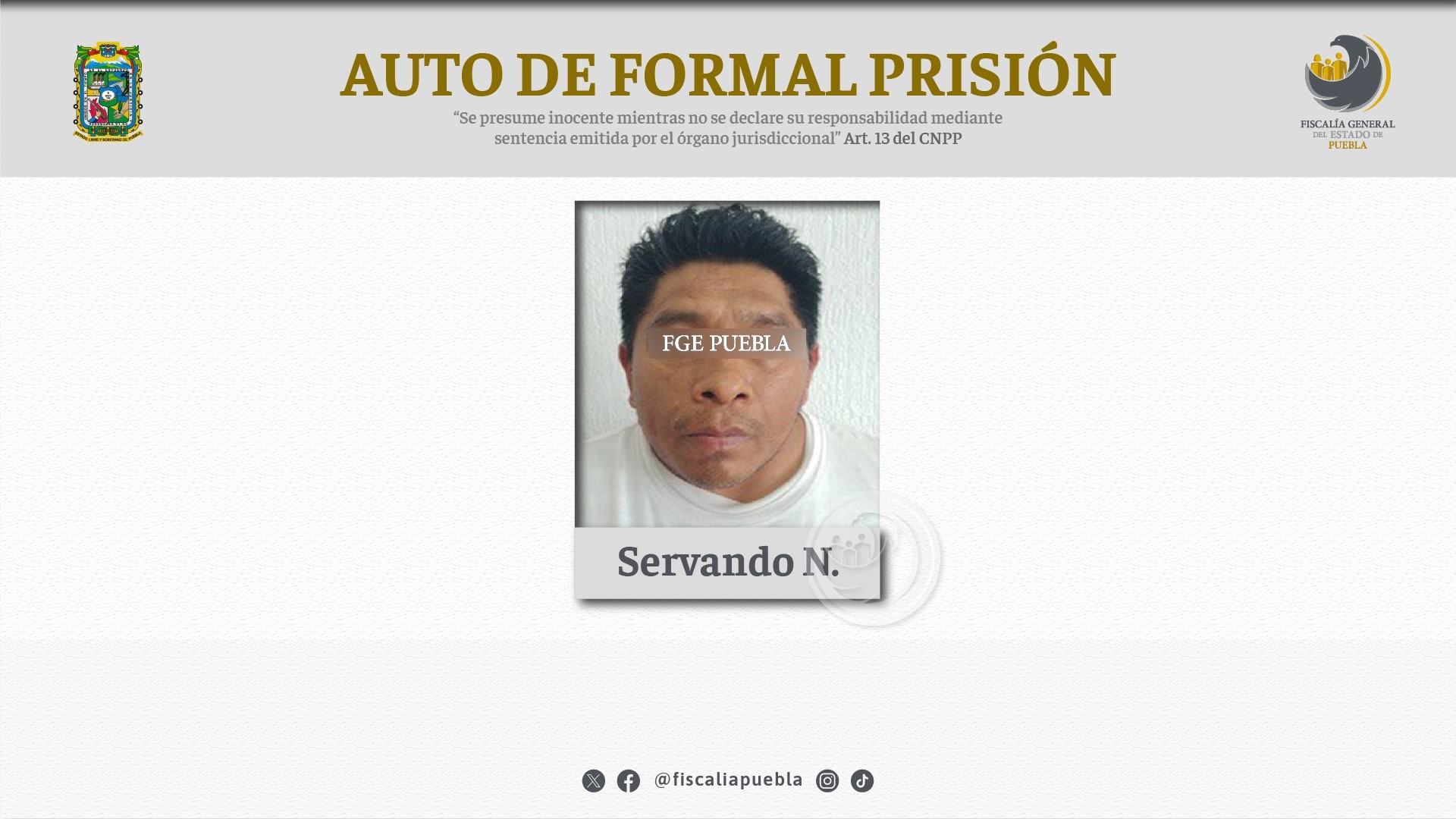 Aprehenden a presunto responsable del delito de trata de personas