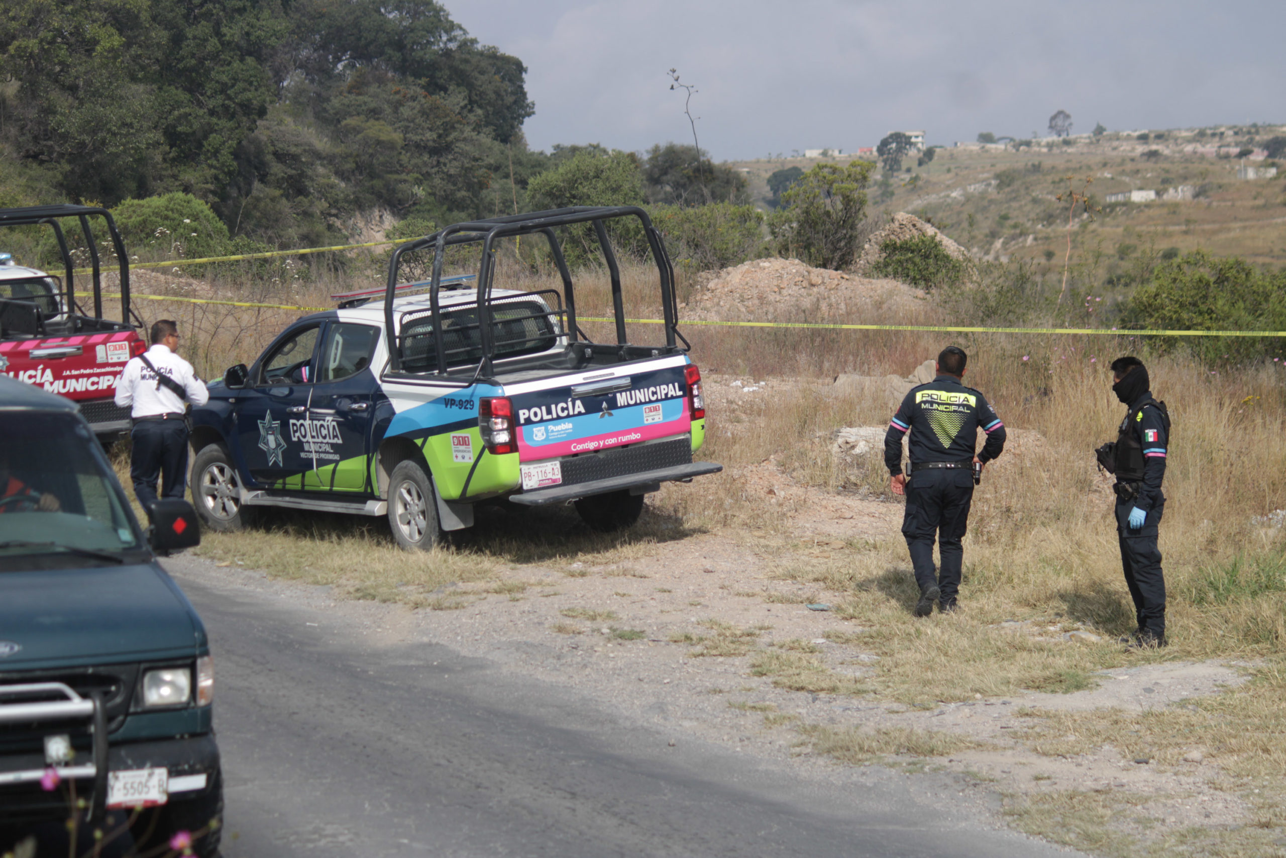 Un par de cuerpos ejecutados fueron encontrados en la carretera a Tecali