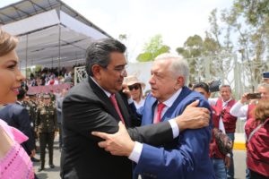 AMLO y Sergio Salomón se reunirán para agilizar los trabajos de la Línea 4 del RUTA