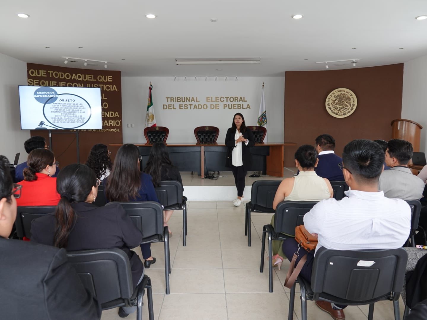 El TEEP en coordinación con La Benemérita Universidad Autónoma de Puebla; realizan “Magistraturas por un día”