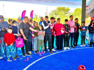 Ayuntamiento de Puebla entrega la cancha rehabilitada de El Cobre