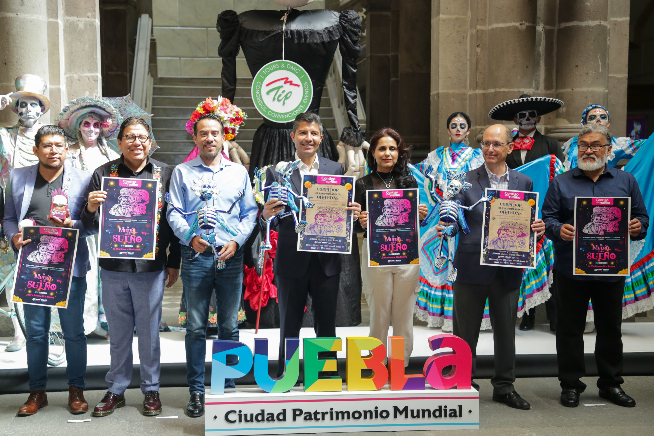 Ayuntamiento de Puebla presenta las actividades para el Día de Muertos 2023 en la capital